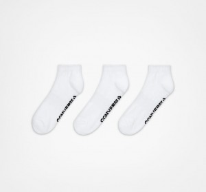 Converse 3-Pack Made For Chuck High Socks Branco | 4328-ODCWL