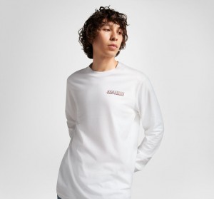 Converse All Star Inverno Chill Long-Sleeve T-Shirt Branco | 5742-STHUC