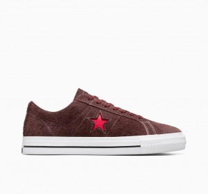 Converse CONS One Star Pro Marrom Branco Vermelhas | 1973-CPHZL