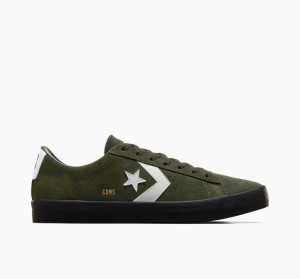 Converse CONS PL Vulc Pro Camurça Verdes Branco Pretas | 9281-UKHEP