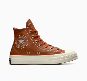 Converse Chuck 70 Bold Stitch Tawny Owl / Tawny Owl / Egret | 8135-UXZQV