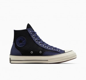 Converse Chuck 70 Pretas Azuis | 0597-JOCPV