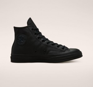 Converse Chuck 70 Tonal Couro Pretas Pretas Pretas | 6982-PADZN