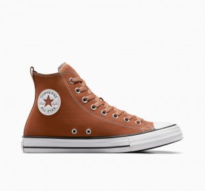 Converse Chuck Taylor All Star Couro Branco | 6439-DRUBF