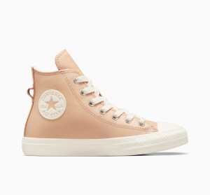 Converse Chuck Taylor All Star Couro Faux Fur Lining Epic Dune / Egret / Egret | 0612-OYAZS