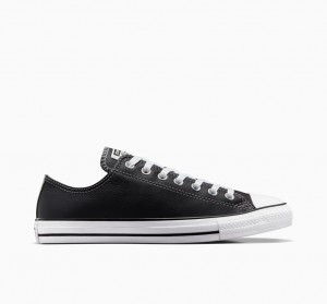 Converse Chuck Taylor All Star Couro Pretas | 9841-ELTXF