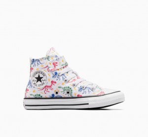 Converse Chuck Taylor All Star Easy-On Dinos Branco Vermelhas Verdes | 5471-ZWSQO