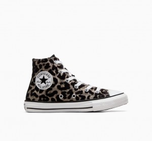 Converse Chuck Taylor All Star Leopard Luz Pretas Branco | 5829-ZAVHL