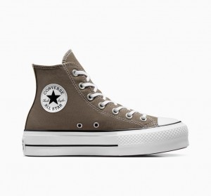 Converse Chuck Taylor All Star Lift Plataforma Branco Pretas | 8095-OFPUJ