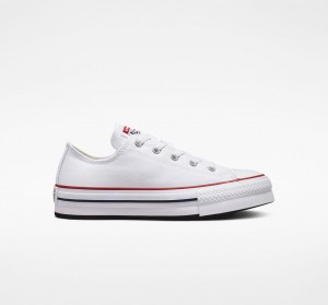 Converse Chuck Taylor All Star Lift Plataforma Branco Azul Marinho | 3508-EBAIM