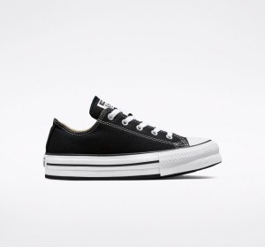 Converse Chuck Taylor All Star Lift Plataforma Pretas Branco Pretas | 9127-LJMWS