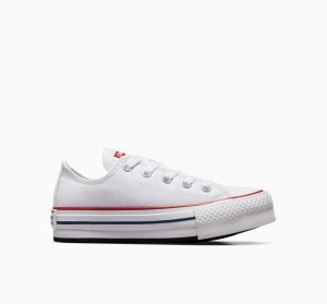 Converse Chuck Taylor All Star Lift Plataforma Branco Azul Marinho | 1784-BASCI