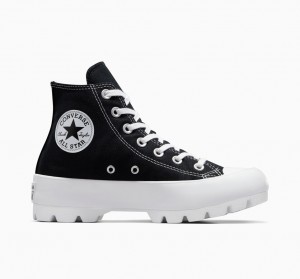 Converse Chuck Taylor All Star Lugged Pretas Branco Pretas | 3540-LWYBZ