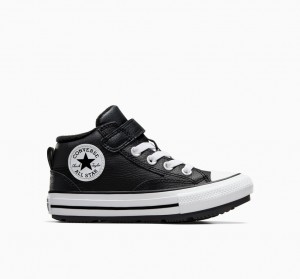 Converse Chuck Taylor All Star Malden Street Boot Pretas Pretas Branco | 1625-GMBWL