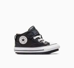 Converse Chuck Taylor All Star Malden Street Boot Pretas Pretas Branco | 3945-INQET