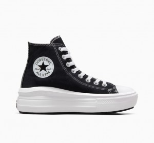 Converse Chuck Taylor All Star Move Plataforma Pretas Branco | 3259-GQHVE