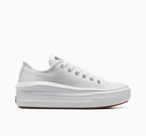 Converse Chuck Taylor All Star Move Plataforma Branco Branco Branco | 7653-YKIWS