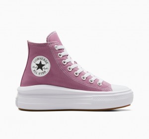 Converse Chuck Taylor All Star Move Plataforma Seasonal Color Branco Pretas | 7620-MESHC