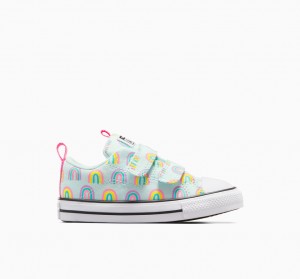 Converse Chuck Taylor All Star Rave Easy-On Rainbows Azuis Rosa | 0617-NHCFS