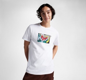 Converse Comic T-Shirt Branco | 0175-VXFRP