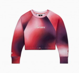 Converse Converse x LFC Cropped Crew Lawn Flamingo Gradient | 5426-GBSMZ