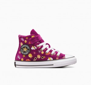 Converse Converse x Wonka Chuck Taylor All Star Easy On Roxo Douradas Branco | 8621-HRAJO