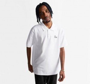 Converse Shoe Patch Polo Shirt Branco | 0548-ZUVWY