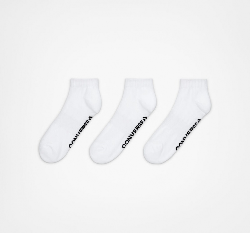 Converse 3-Pack Made For Chuck High Socks Branco | 4328-ODCWL