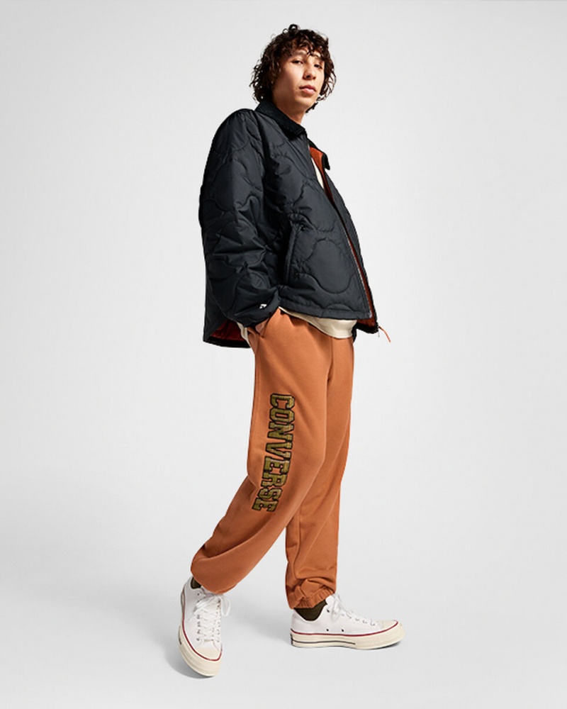 Converse All Star Logo Sweatpant Tawny Owl | 7948-MISNO