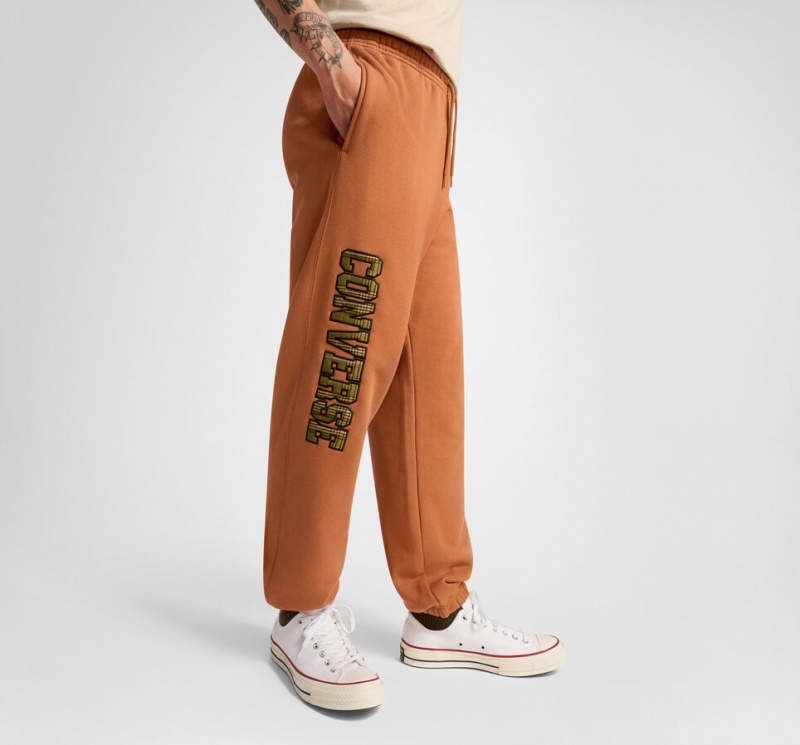 Converse All Star Logo Sweatpant Tawny Owl | 7948-MISNO