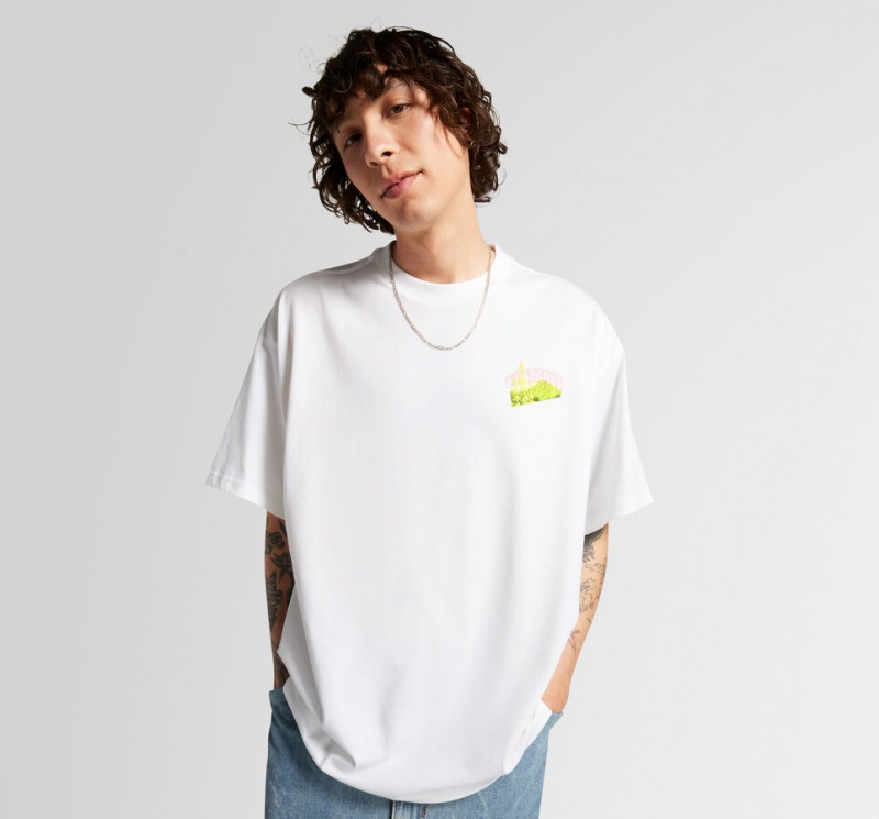 Converse All Star Mountain Remix T-Shirt Branco | 3975-WJNFG