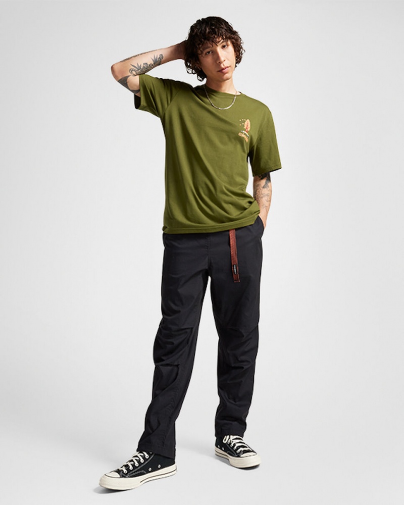 Converse All Star Tree T-shirt Verdes | 2347-NCSVL