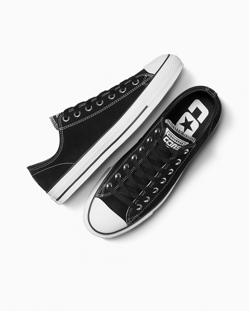 Converse CONS Chuck Taylor All Star Pro Camurça Pretas Pretas Branco | 6872-BALRY