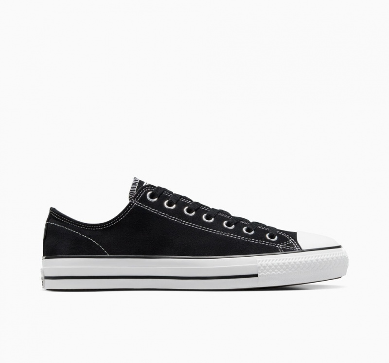 Converse CONS Chuck Taylor All Star Pro Camurça Pretas Pretas Branco | 6872-BALRY