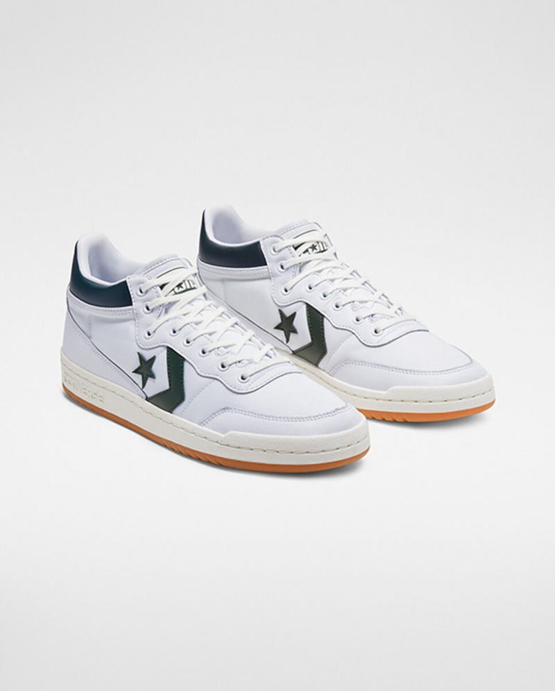 Converse CONS Fastbreak Pro Couro Branco Azul Claro | 5163-AKXSE