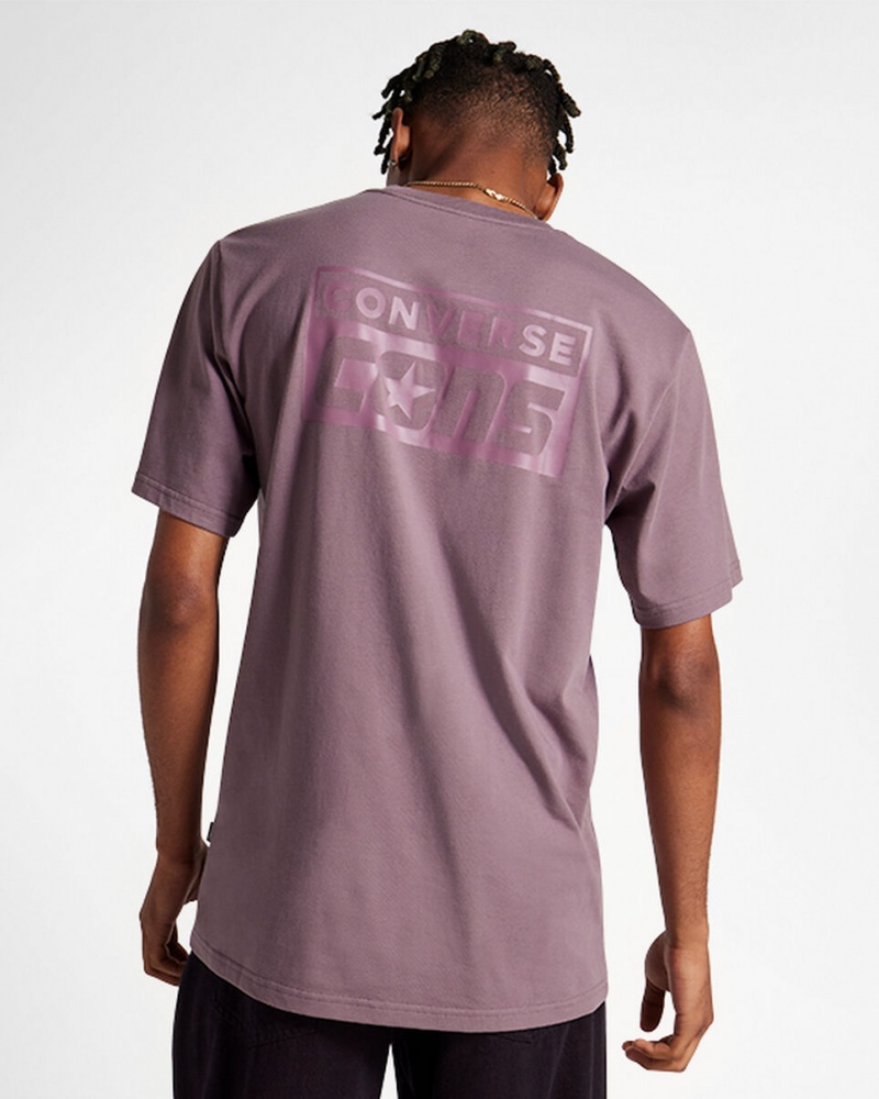 Converse CONS Gráficas T-Shirt Cinzentas | 3701-PSWZF