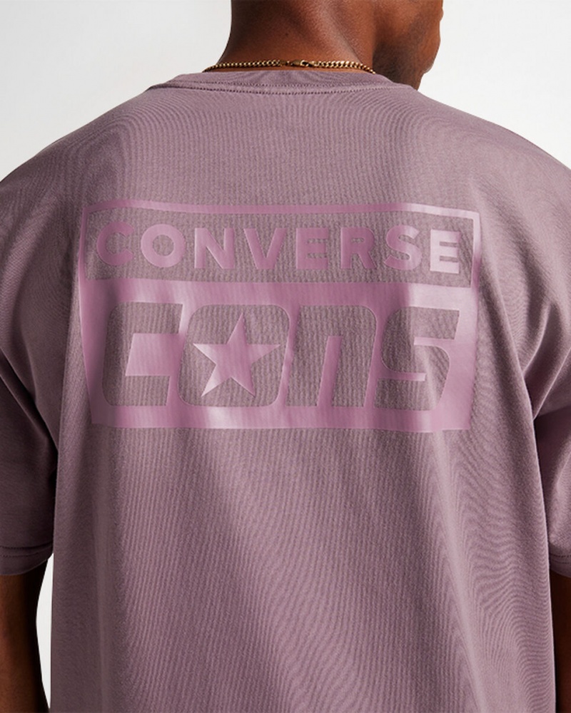 Converse CONS Gráficas T-Shirt Cinzentas | 3701-PSWZF