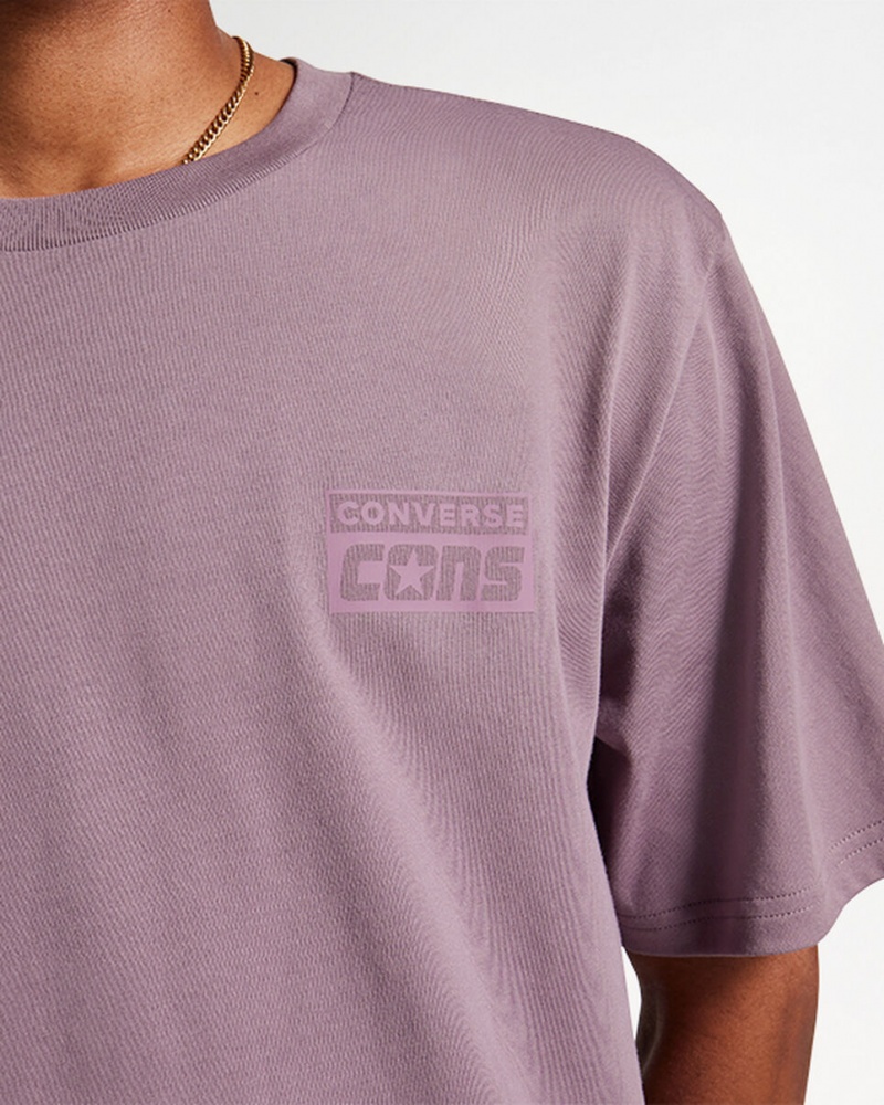 Converse CONS Gráficas T-Shirt Cinzentas | 3701-PSWZF