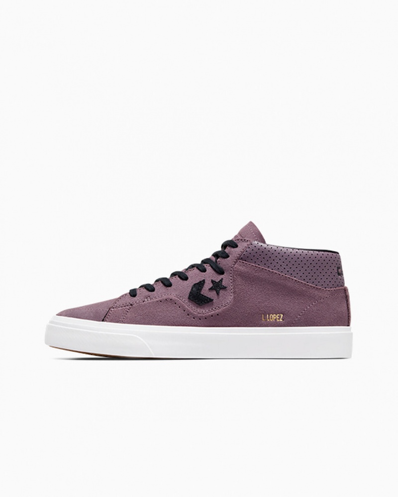 Converse CONS Louie Lopez Pro Camurça Cinzentas Branco | 6793-HUTSQ