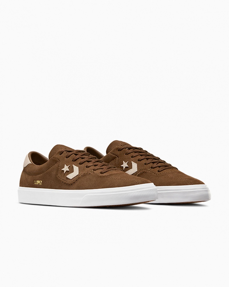 Converse CONS Louie Lopez Pro Camurça Marrom | 7564-RBSAQ