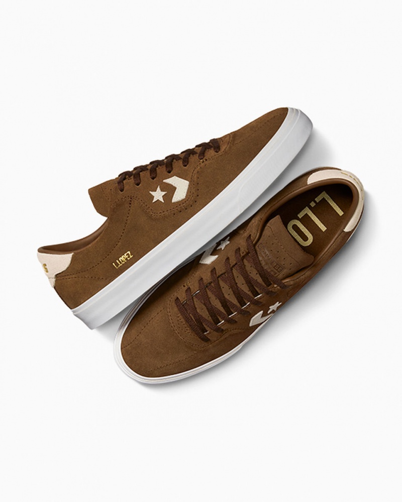 Converse CONS Louie Lopez Pro Camurça Marrom | 7564-RBSAQ