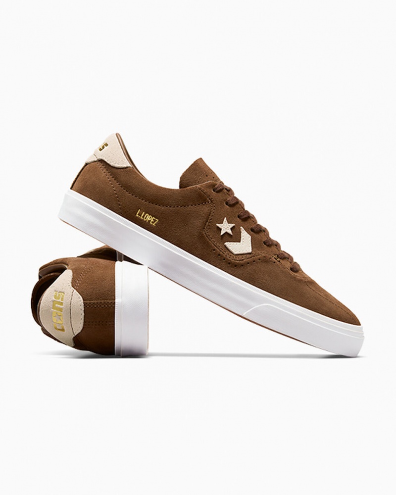 Converse CONS Louie Lopez Pro Camurça Marrom | 7564-RBSAQ