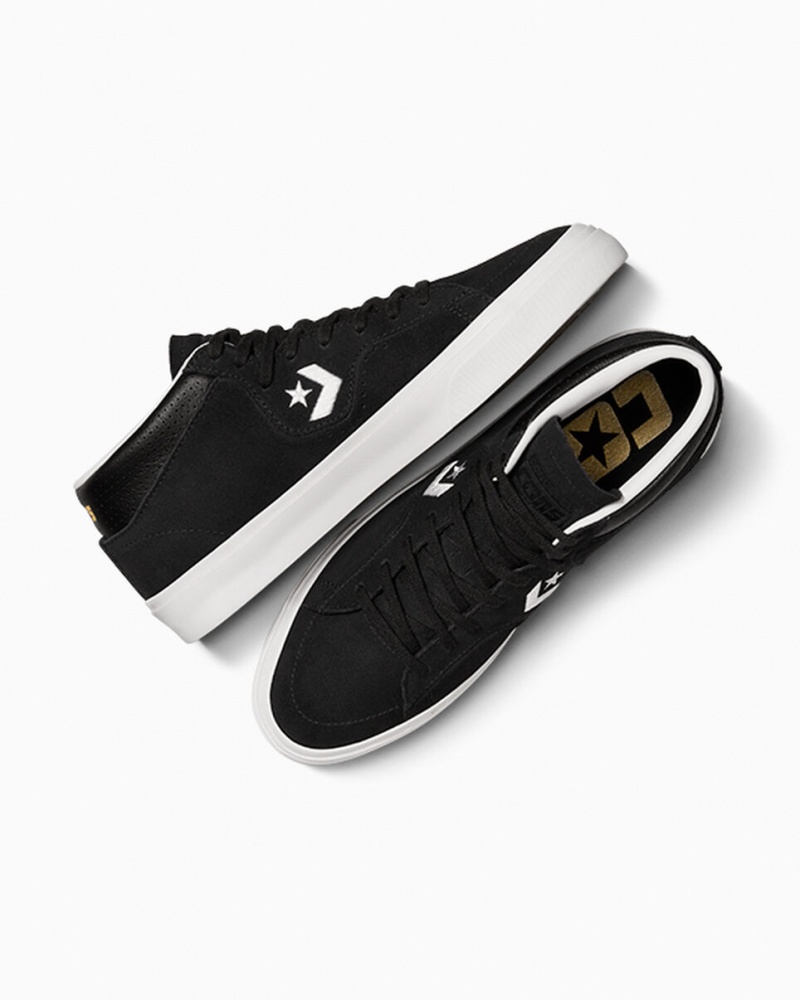 Converse CONS Louie Lopez Pro Medio Pretas Pretas Branco | 7641-VDAXI