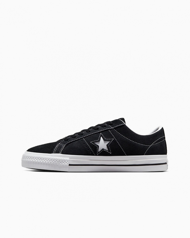 Converse CONS One Star Pro Pretas Pretas Branco | 1587-DQWTY