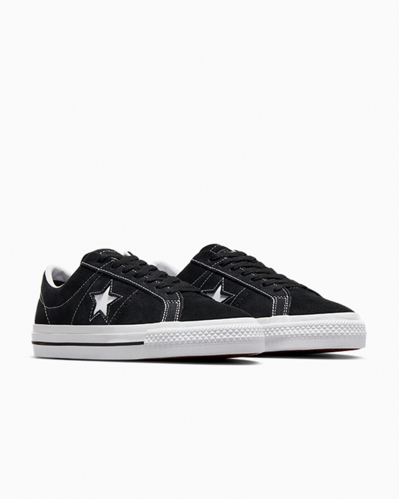 Converse CONS One Star Pro Pretas Pretas Branco | 1587-DQWTY