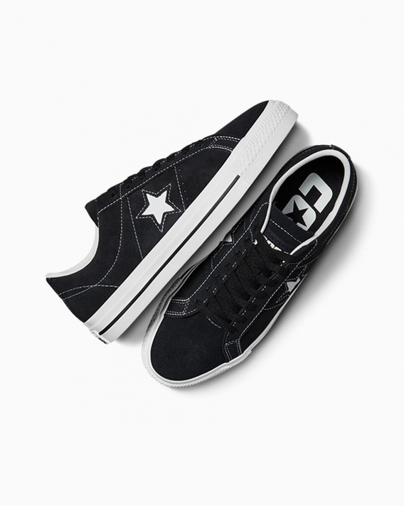 Converse CONS One Star Pro Pretas Pretas Branco | 1587-DQWTY