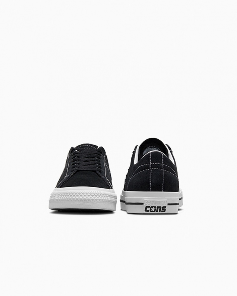 Converse CONS One Star Pro Pretas Pretas Branco | 1587-DQWTY