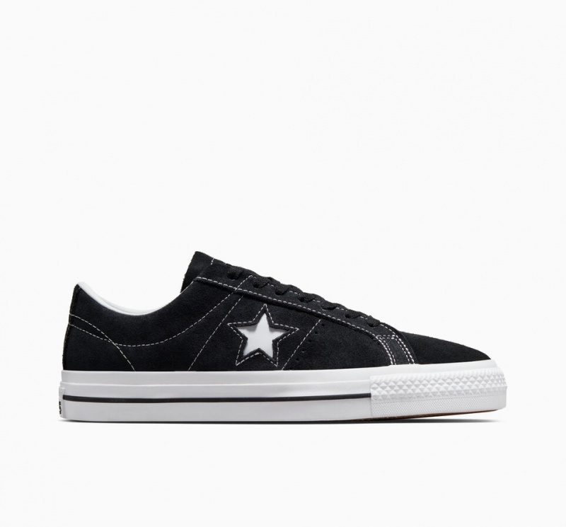 Converse CONS One Star Pro Pretas Pretas Branco | 1587-DQWTY