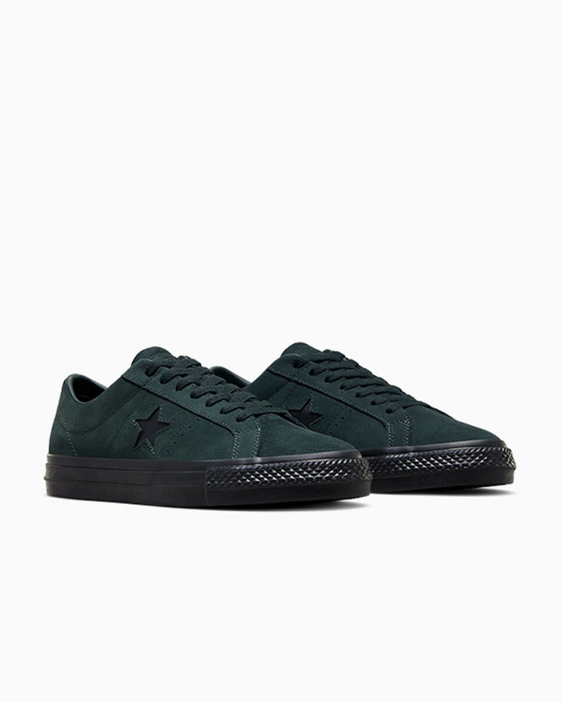 Converse CONS One Star Pro Verdes Pretas Pretas | 7521-OGQTR