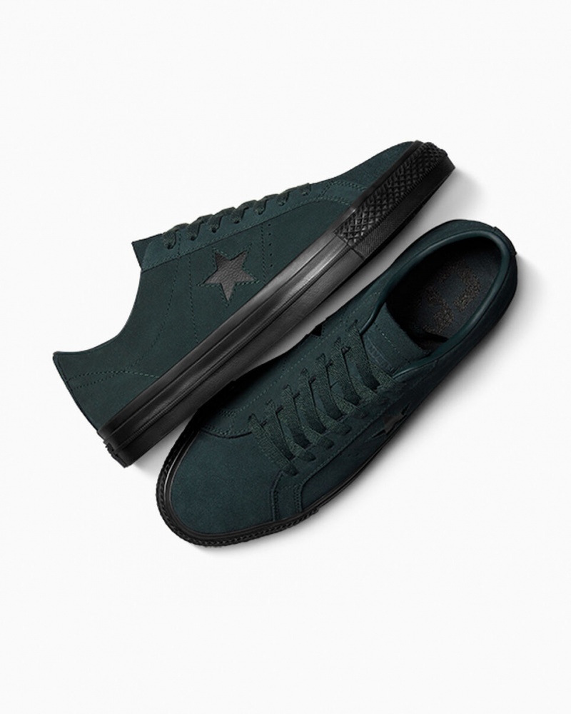 Converse CONS One Star Pro Verdes Pretas Pretas | 7521-OGQTR